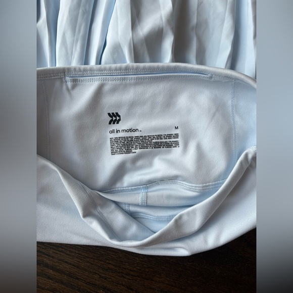 All in Motion Women’s Pleated Golf Skort Sky Blue Size Medium Golf Tennis - Picture 3 of 4